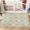 Modern Abstract Area Rug with Non Slip Backing Low Pile Ultra Soft Floor Carpet Non Shedding Stain Resistant Rug for Living Room, Bedroom Dining Room - 2 of 4