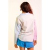 Women's Long Sleeve Color Block Striped Shirt - VERY J - 2 of 2