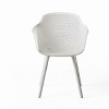 Christopher Knight Home Hanness Outdoor Modern Polypropylene Dining Chair (Set of 4) - 4 of 4
