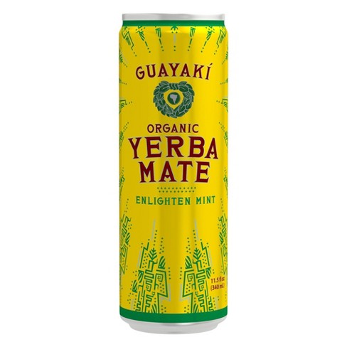 Guayaki Yerba Mate Enlighten Mint - 11.5 Fl Oz Can : Target