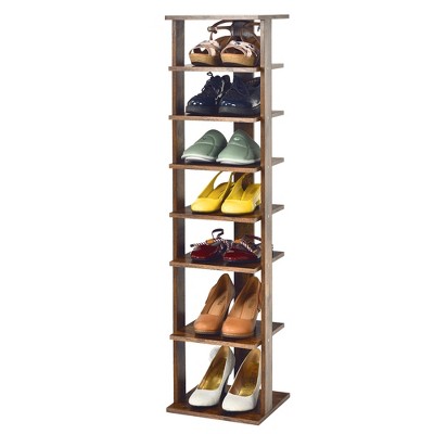 Tangkula 7-Tier Vertical Shoe Rack Free Standing Storage Shelf Organizer Space Saving