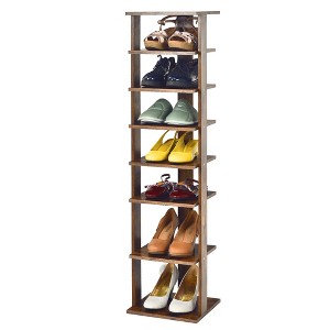 Tangkula 7-Tier Vertical Shoe Rack Free Standing Storage Shelf Organizer Space Saving - 1 of 4