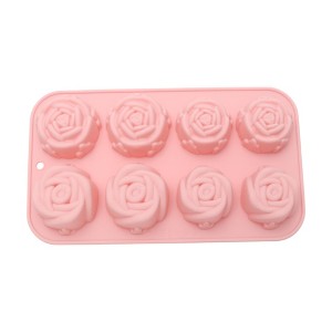 Unique Bargains Candy Mould 8-Cavity Rose Bouquet Candy Mould Hand Wash 8.54"x4.92"x1.06" 1 Pc - 1 of 4