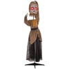 HOMCOM Halloween Doll with Simulated Wound Cracks, Animatronic Prop w/ Light Up Eyes for Party - 4 of 4