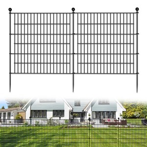 Garden Fence, 15/10 Panel Rustproof Metal No Dig Fence Panels, Garden Fencing Outdoor for Yard - 1 of 4
