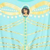 Disney Princess Moana Frozen Rapunzel Jasmine Belle Girls Romper With Skirt Overlay Little Kid to Big - 4 of 4