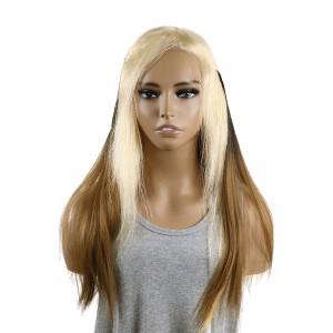 Unique Bargains Women's Straight Long Hair Hair Extensions High Temperature Fiber Gradient Brown 1 Pc - 1 of 3