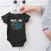 Cool Skeleton Reaper Skate or Die Baby Romper Boys or Girls Brisco Brands - 4 of 4