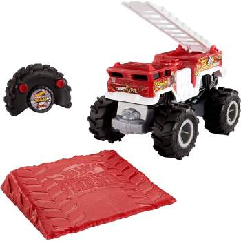 Hot Wheels Monster Trucks 1:24 Scale Remote Control 5-Alarm Vehicle