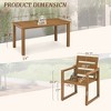 Arceso Patio Table and Chairs set , HDPS 5-Piece Outdoor Dining Set, Patio Furniture for Deck, Poolside, and Backyard - 4 of 4
