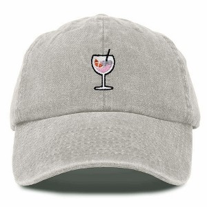 Dalix Spritz Cocktail Embroidered Cap Cotton Baseball Cute Cool Dad Hat Womens - 1 of 4