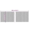 vidaXL Garden Fence 236.2"x35.4" Reed - 2 of 4