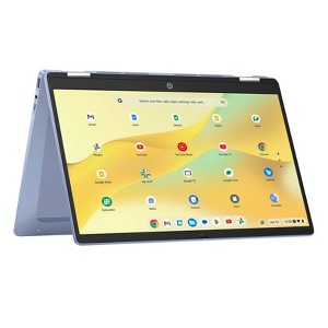 HP 14" Convertible 2-in-1 Chromebook - Intel N200 - 4GB RAM - 128GB SSD Storage - Blue (14b-cd0046tg) - 1 of 4