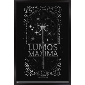 Trends International The Wizarding World: Harry Potter - Lumos Maxima Framed Wall Poster Prints - 1 of 4