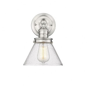 Millennium Lighting Eyden 1 - Light Wall Light in  Brushed Nickel - 1 of 3