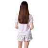 Disney Womens' Princesses Character Friends Sleep Pajama Set Short Pink - 2 of 4