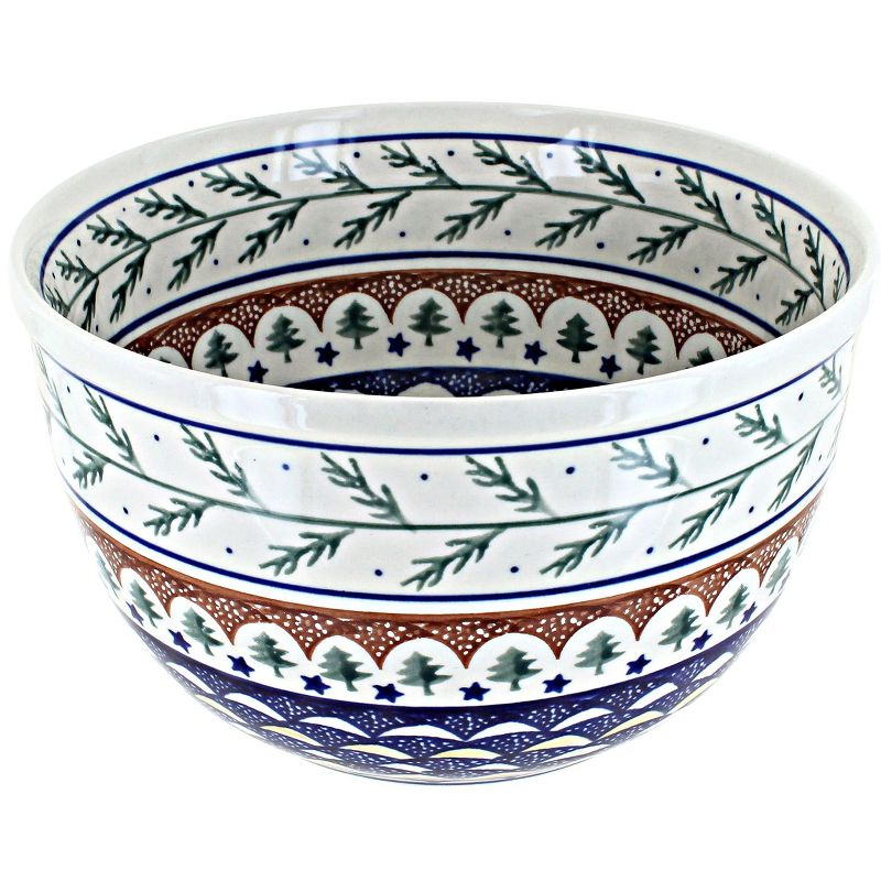 Blue Rose Polish Pottery 985 Zaklady Medium Mixing Bowl, 1 of 2