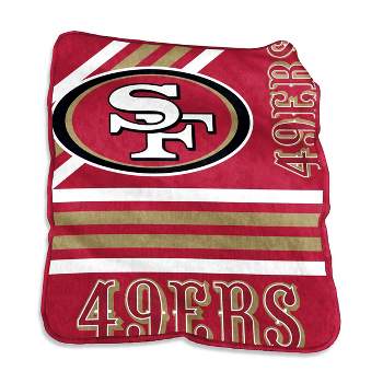 NFL San Francisco 49ers Raschel Throw Blanket