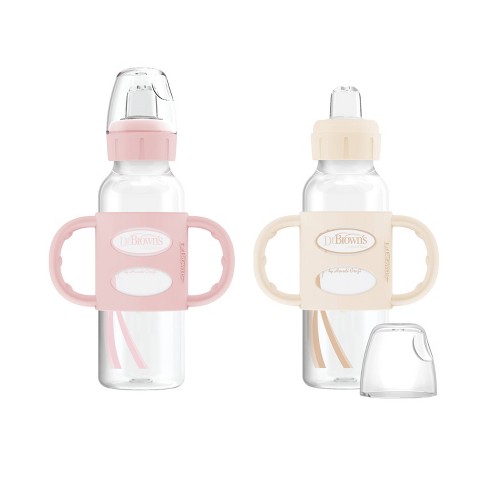 Dr. Brown's Narrow Neck Sippy Bottle With Handles - 2pk : Target