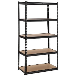 Garage Storage Shelves, 5-Tier Utility Shelves, Adjustable Storage Shelves, Industrial Shelving, Load 3860 Lbs - 1 of 4