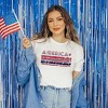 Simply Sage Market Women's America With Stars and Stripes Short Sleeve Graphic Tee - 2 of 3