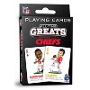 MasterPieces Officially Licensed NFL Kansas City Chiefs All-Time Greats Playing Cards - 54 Card Deck - 2 of 4