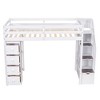 Twin Size Loft Bed with Storage Drawers and Stairs - 4 of 4
