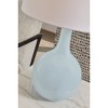 Signature Design by Ashley Rylanton Table Lamp, Aqua Glass, 26" Tall, Modern Accent Lighting - 4 of 4