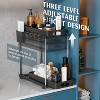 YIGII 2 Pack Under Sink Organizer, Height Adjustable Cabinet Organizer with Two Slide-Out Drawers - 4 of 4