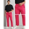Lars Amadeus Men's Color Block Triangle Plaid Printed Dress Pants - 4 of 4