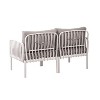 CAVINAS Patio Conversation Sets, Modern Patio Sectional Furniture Set, Outdoor Couch Set with Square Coffee Table for Balcony - 2 of 4