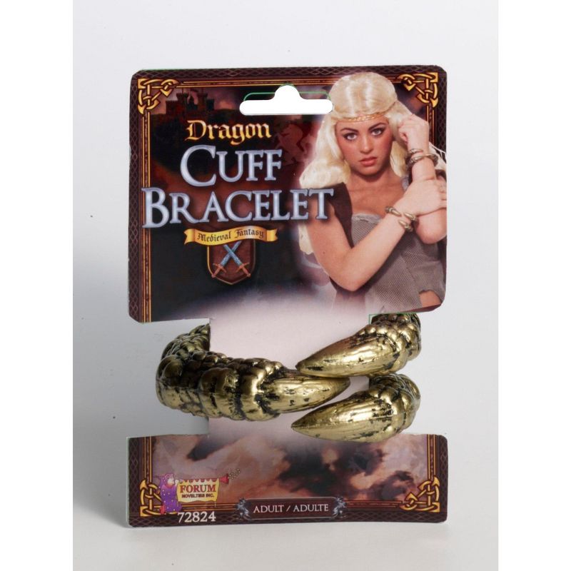 Forum Novelties Medieval Fantasy Dragon Cuff Costume Bracelet, 1 of 2