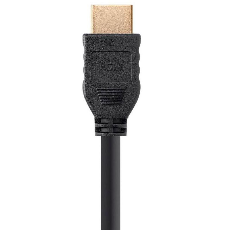 Monoprice HDMI Cable - 5 Feet - Black (No Logo) High Speed, 4K@60Hz 10.2Gbps, 32AWG, CL2, Compatible with UHD TV and More - Commercial Series, 4 of 5