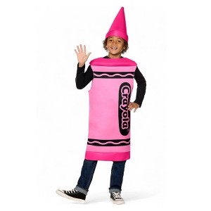 InSpirit Designs, LLC Craylola Crayon Pink Child Costume | One Size Fits Most - 1 of 4