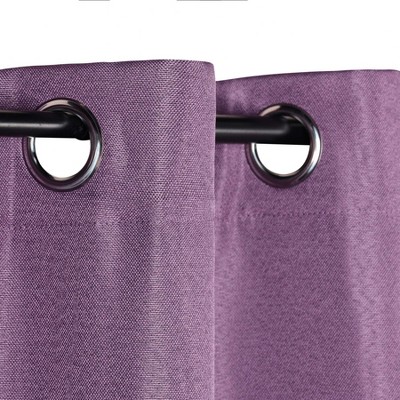 Wisteria Linen-Inspired Blackout Curtain Panels, 42" x 108", Set of 2
