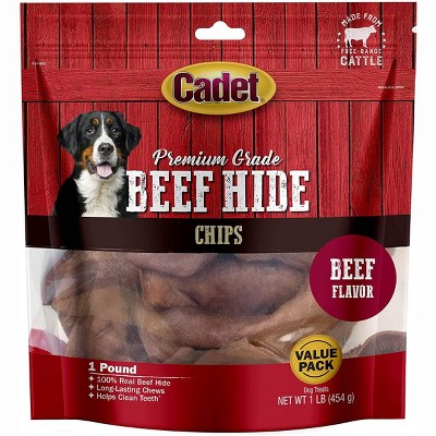 Cadet Rawhide Beef Basted Chips (1 lb Pack)