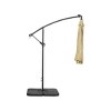 WestinTrends 10 Ft Outdoor Patio Solar LED Cantilever Umbrella with Base Weights - 3 of 3