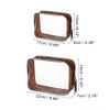 Unique Bargains Women's Waterproof Business Travel Makeup Bags 2 Pcs - 2 of 4