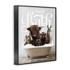 Stupell Industries Farm Animals in Bath Framed Giclee Art - 2 of 4