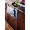 Summit OTR24 24" Built-In Microwave With Mirror Finish Door, Trim, and One-Touch Digital Controls, Stainless-Steel - 2 of 3