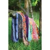 Recycled Kantha Throws – Assorted Multicolor Handmade Cotton Blend Textiles - 80" L Set of 6 in Mixed Sizes & Patterns by Kalalou - 2 of 3