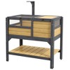 PawHut Tortoise Habitat with Shelf Storage, Weather-Protected Tortoise Enclosure, Tortoise Gift, Reptile Enclosure - 4 of 4