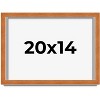 PosterPalooza | Modernist Brown Picture Frame - UV Acrylic, Backing Board, Hanging Hardware Included - 2 of 4