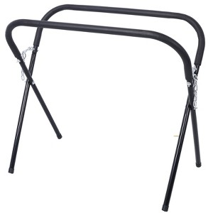 Heavy Duty Work Stand,  for Bumpers, Fenders, Doors & Hoods,Portable Folding Work Stand,750 Lbs ,Adjustable,Padded,for Garages,Repair Shops - 1 of 4
