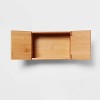 6" x 9" x 4" Rectangular Hinge Lid Bamboo Countertop Organizer - Brightroom™ - image 3 of 4