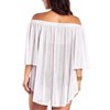 Women's Plus Size Off the Shoulder Cover Up Tunic - Always for Me - 2 of 4