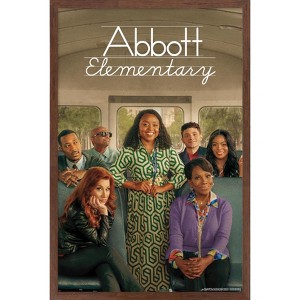 Trends International Abbott Elementary - Bus One Sheet Framed Wall Poster Prints - 1 of 4
