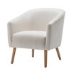 Modern Barrel Accent Chair - WOVENBYRD - 4 of 4