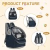 Unique Bargains Pet Portable Outdoor Backpack for Small Pet with Transparent Cover 1 Pc - 4 of 4