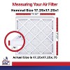 Filter King 17.25x17.25x1 Air Filter | 6-PACK | MERV 11 HVAC Pleated A/C Furnace Filters | MADE IN USA | Actual Size: 17.25 x 17.25 x .75" - 2 of 4